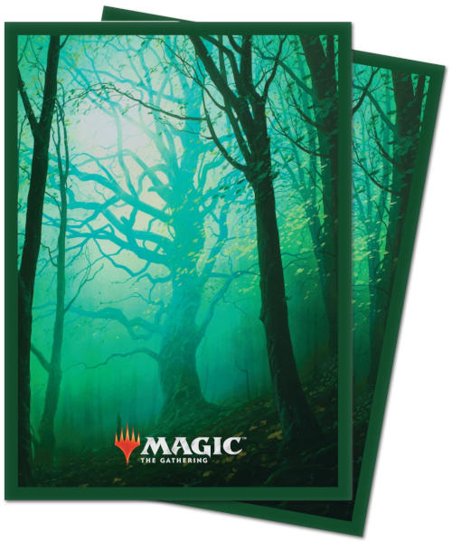 Ultra Pro Standard Size MTG Unstable Lands Sleeves - Forest - 100ct